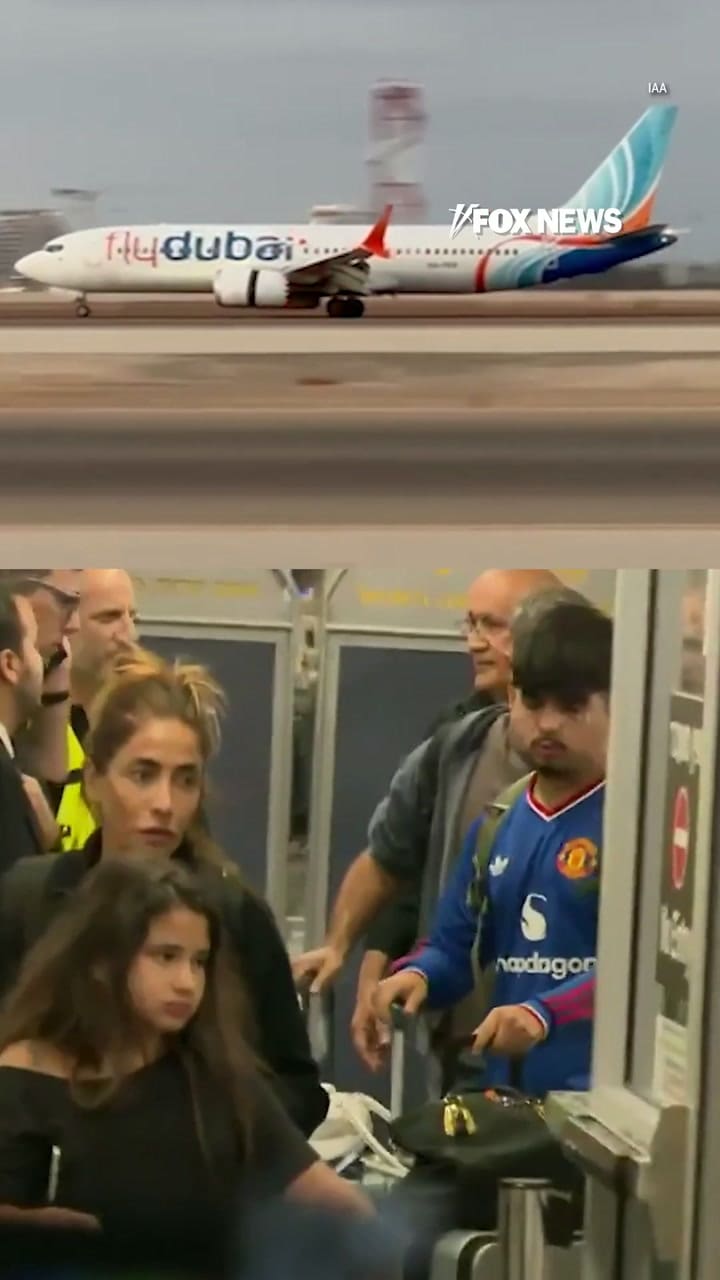 Los pasajeros del vuelo de Flydubai aterrizaron en Israel y fueron recibidos con festejos y banderas