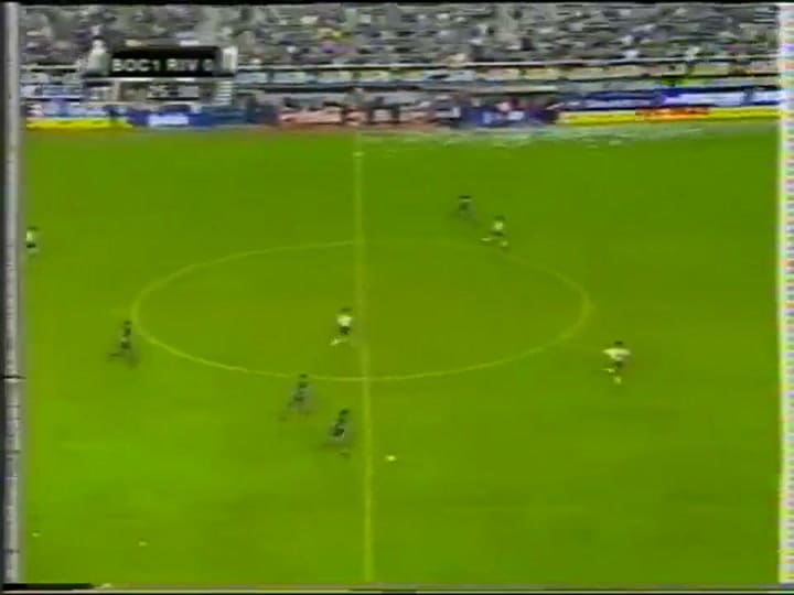 El festejo Topo Gigio de Juan Román Riquelme