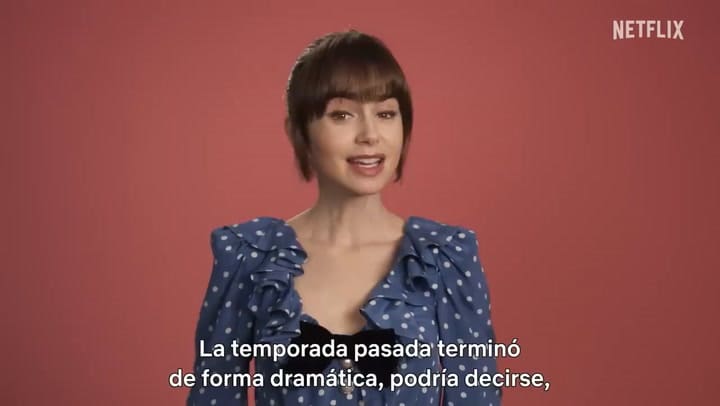 Trailer de la cuarta temporada de Emily in Paris