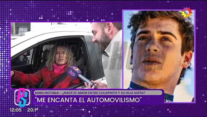 Maru Botana habló de los rumores de romance entre su hija y Franco Colapinto