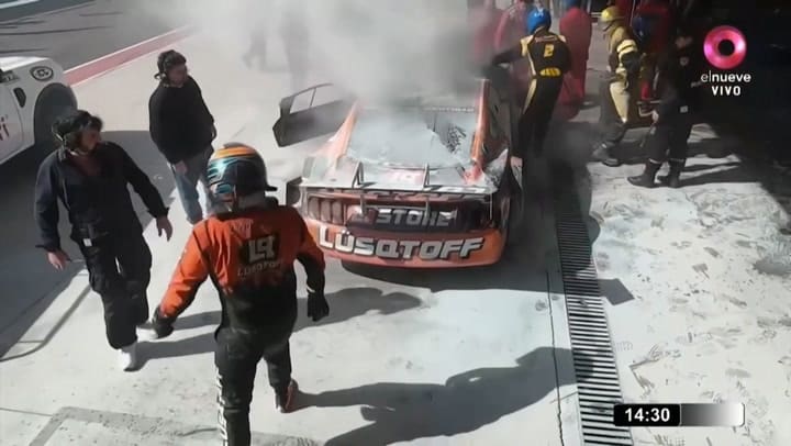 El enojo de Mauricio Lambiris tras el derrame de combustible que provocó un incendio