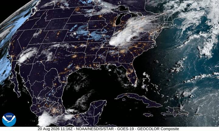 Satélite De La NOAA Hoy