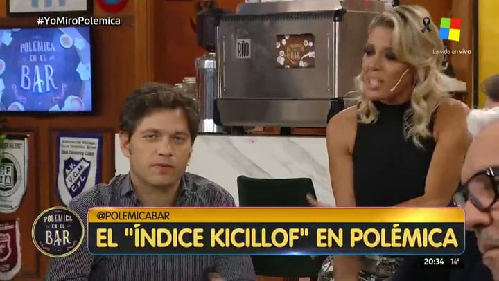 Virginia Gallardo incomodó a Axel Kicillof
