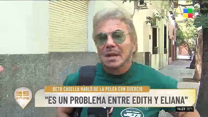 Beto Casella aclaro el cruce con Eliana Guercio