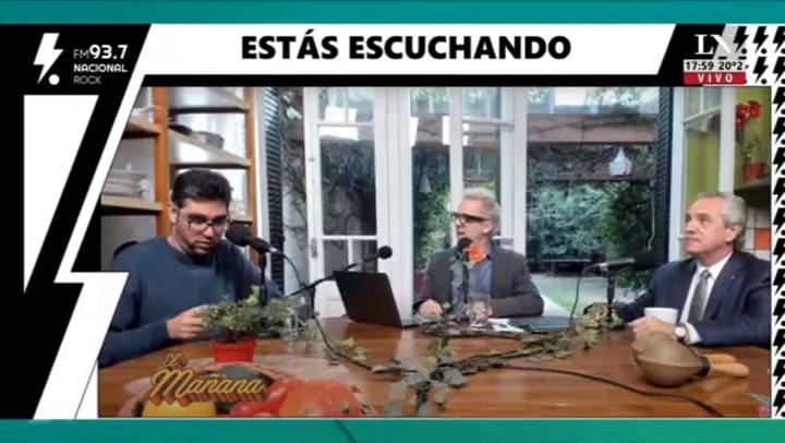 La reacción de Feinmann al ver a Alberto Fernández llorar: “No se puso así cuando hizo la fiesta en Olivos”