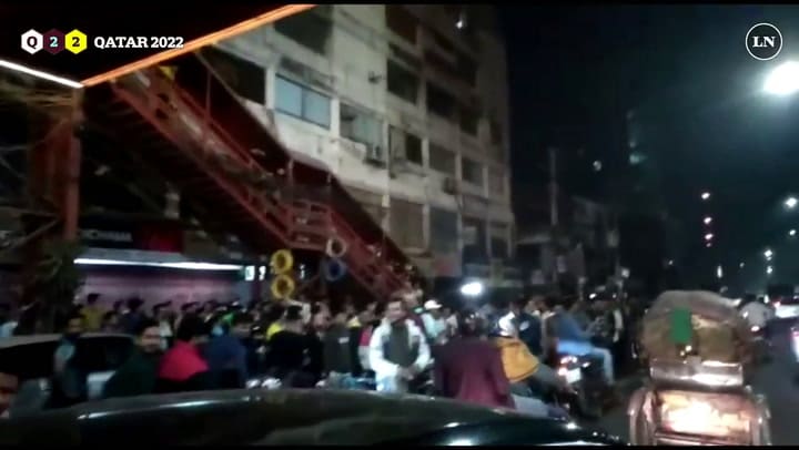 Argentina campeón: los festejos en Bangladesh