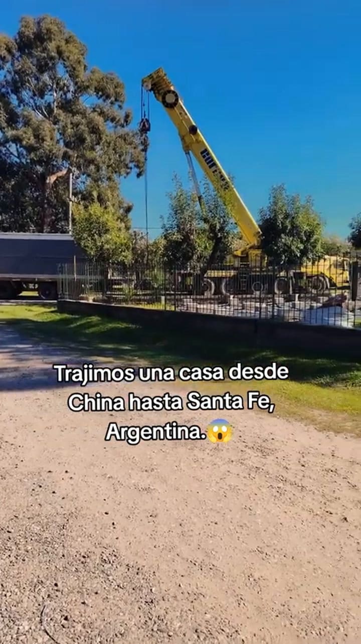 Son de Santa fe y trajeron una casa China