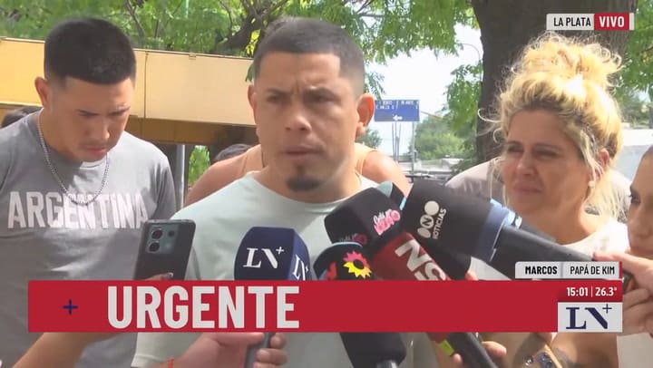 Papá De Kim: "La nena gritaba y todos la escucharon"