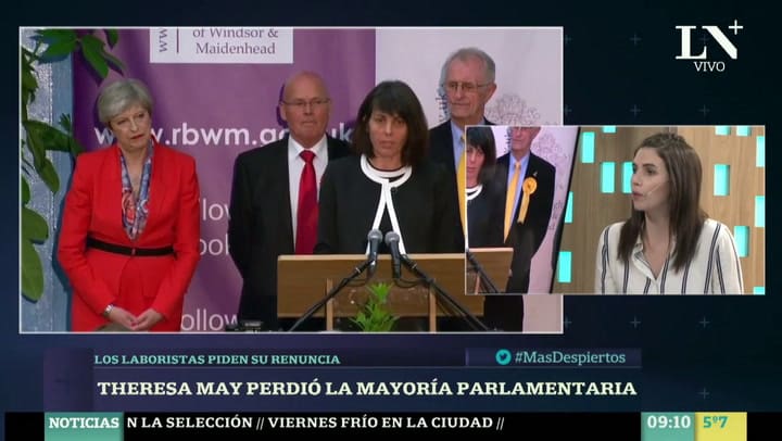 Theresa May perdió la mayoría parlamentaria