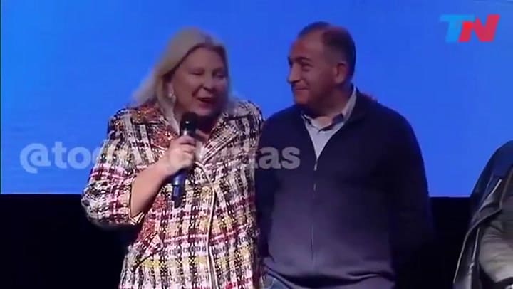 Carrió en Córdoba: 'Perdón por las metidas de pata' - Gentileza: TN