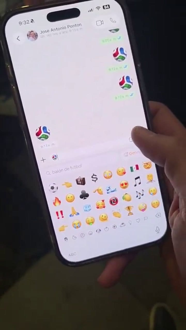 Así se ve el emoji de Trionda