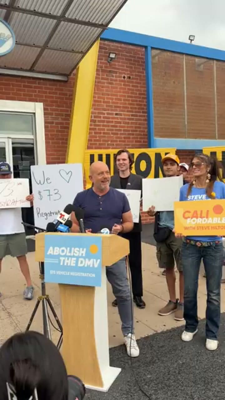 Steve Hilton propone eliminar el DMV de California