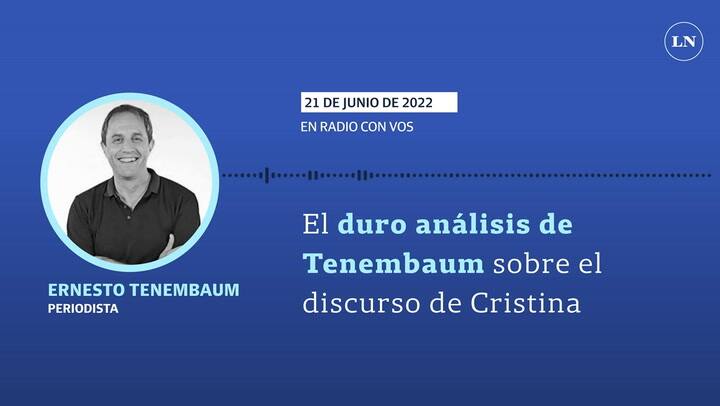 El duro análisis de Tenembaum sobre el discurso de CFK