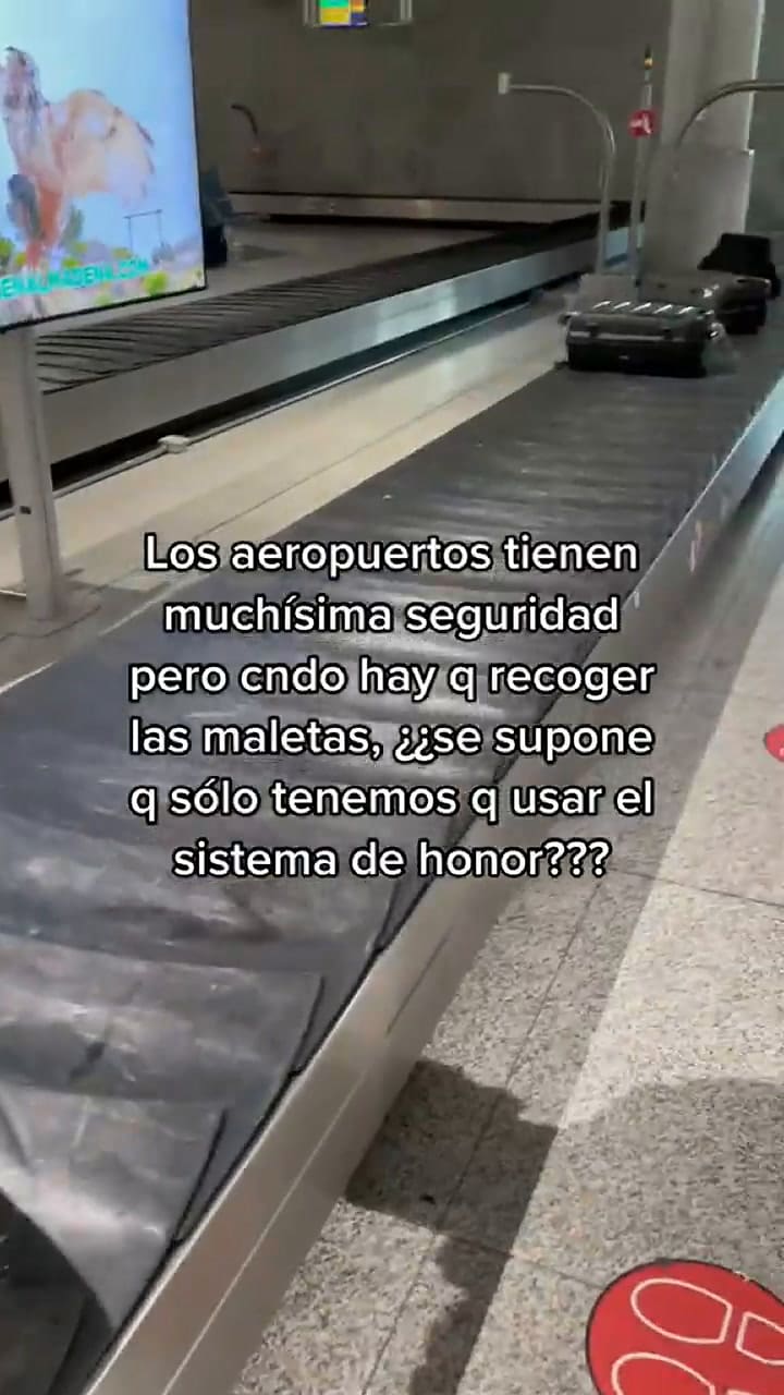 Un tiktoker reveló el miedo constante que hay en un aeropuerto