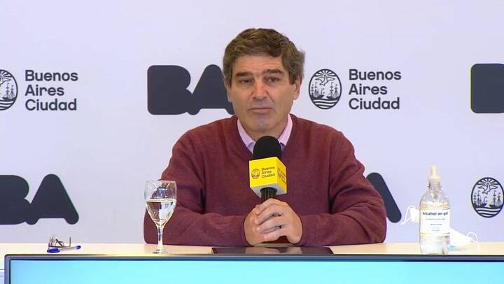 El ministro Fernán Quirós hablo sobre la vuelta de clases y la situación de los bares porteños