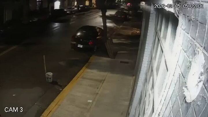 El accidente ocurrió cerca de las 5:20 sobre Donato Álvarez, casi Aranguren