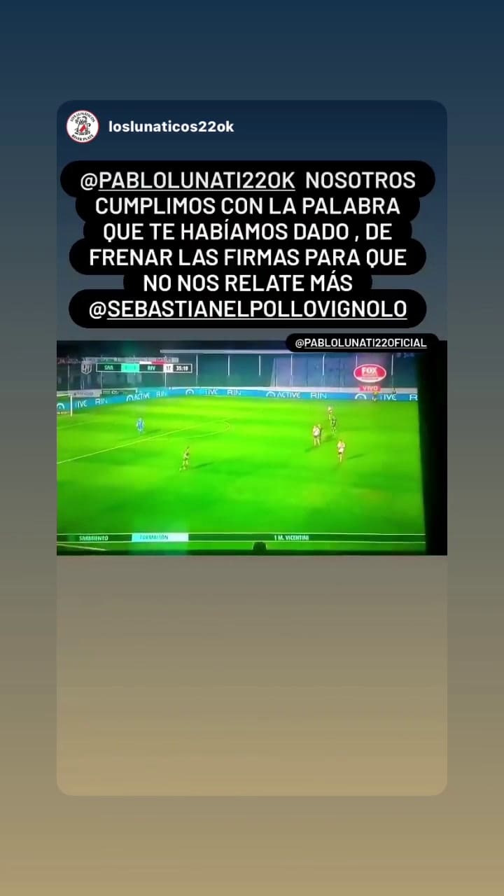 El relato de Vignolo que replicó Lunati sobre Passarella