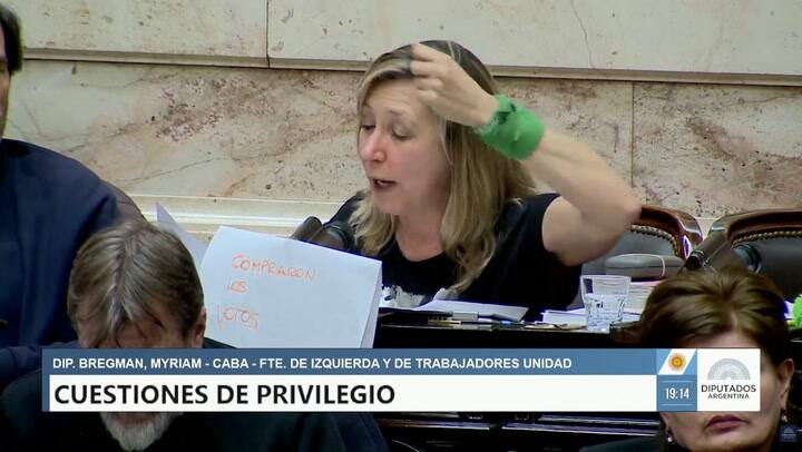 El cruce entre Myriam Bregman y el libertario Gabriel Bornoroni