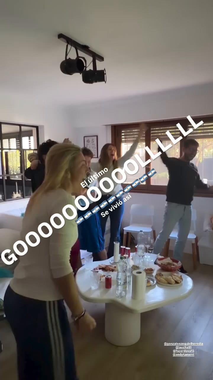 Brenda Gandini y Gonzalo Heredia celebraron en familia