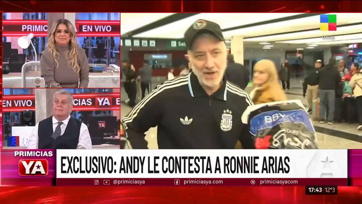 Qué dijo Andy Kusnetzoff sobre la acusación de maltrato de Ronnie Arias