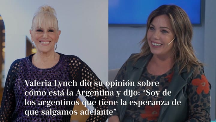 Valeria Lynch dio su opinión sobre cómo está la Argentina