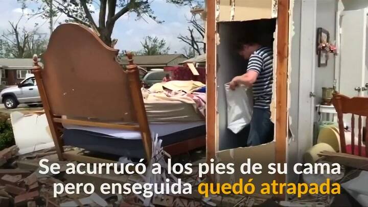 Mujer de Ohio sobrevive a un tornado que destruyó su casa - Fuente: Reuters
