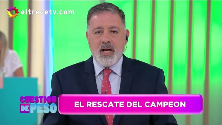 Rescate del campeón Maxi Oliva engordó, pesa 400 kilos y se hizo un operativo para rescatarlo