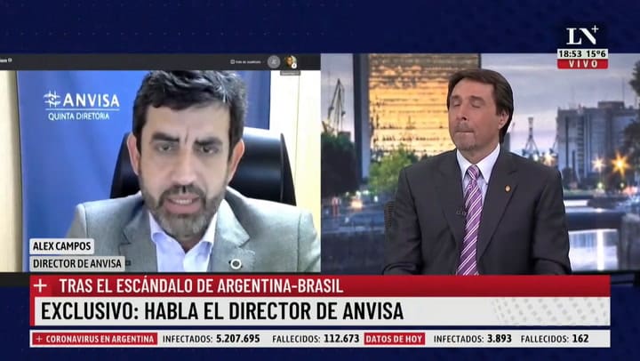 Exclusivo: habla el director de Anvisa tras el escándalo de Argentina - Brasil.