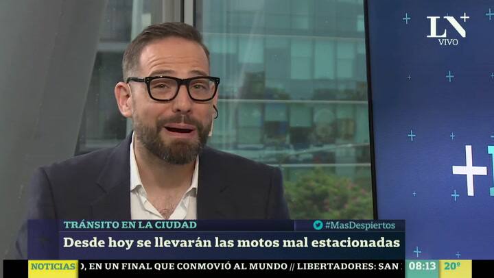Desde hoy se llevarán las motos mal estacionadas - Pablo Tomino en Más Despiertos