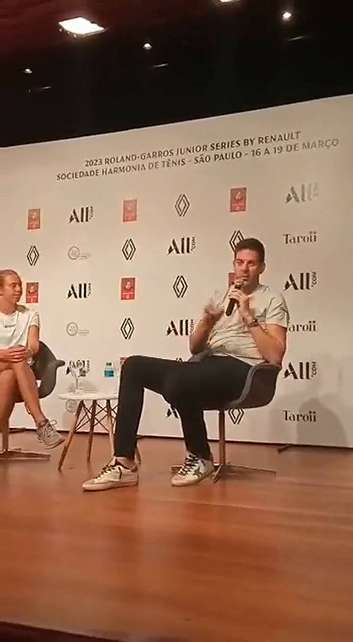 Del Potro: 'Algún día el Big 3 se va a terminar'. Crédito: Tenis News Brasil