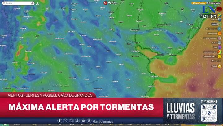 Un meteorólogo explicó por qué serán tan intensas las tormentas de la madrugada del 1° de agosto