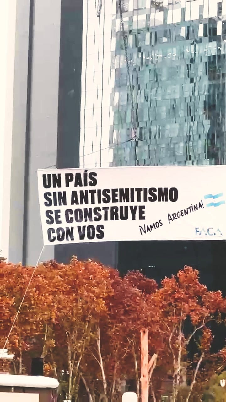 Un país sin antisemitismo se construye con vos