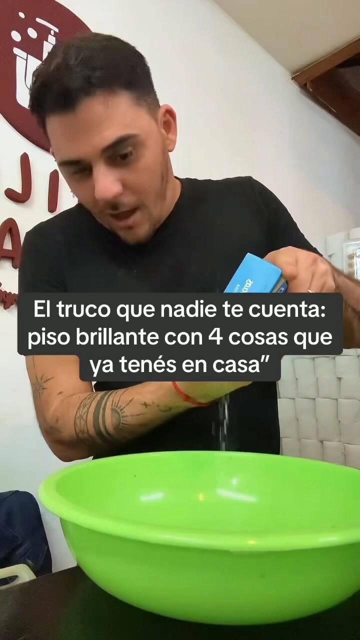 La mezcla perfecta para limpiar el piso con sal