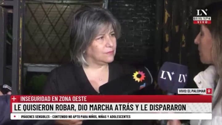 La bala le rozó la cabeza: se salvó de milagro