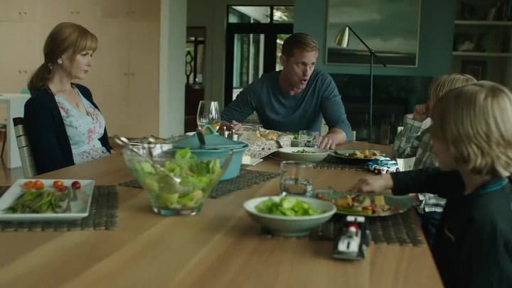 Alexander Skarsgard y Nicole Kidman en Big Little Lies