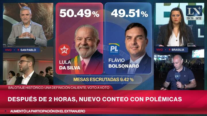 Tension e incertidumbre en el nuevo conteo