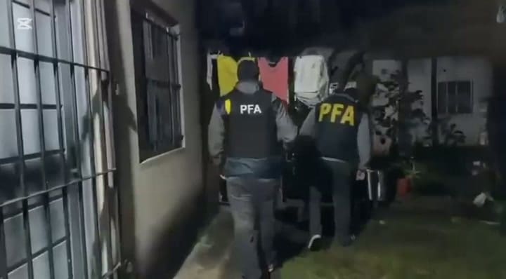El operativo estuvo a cargo de la Policía Federal