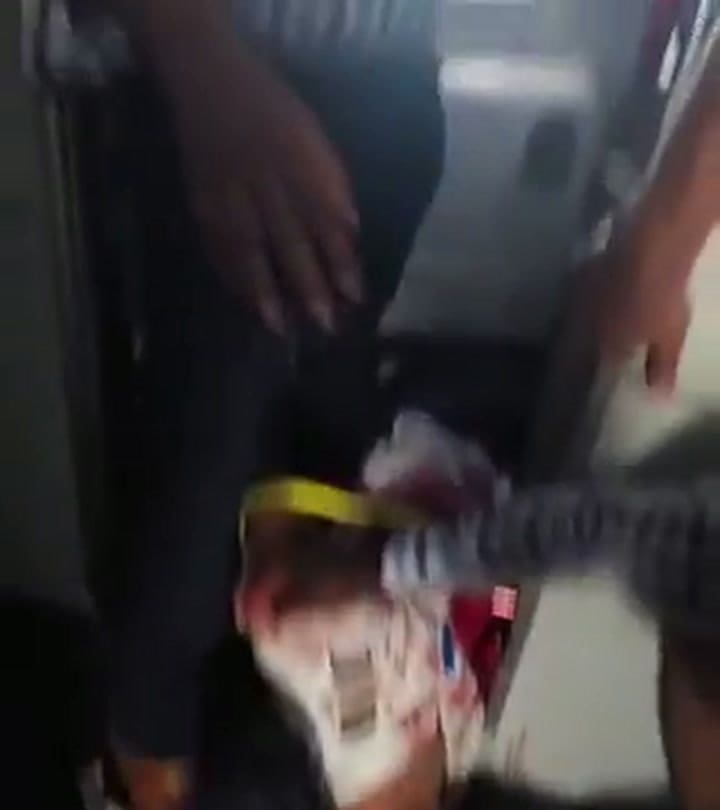 Un video muestra al piloto herido en el vuelo de Flydubai