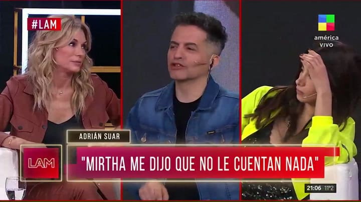 Mirtha Legran con Lanata