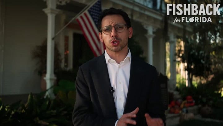 James Fishback presentó su candidatura a gobernador de Florida