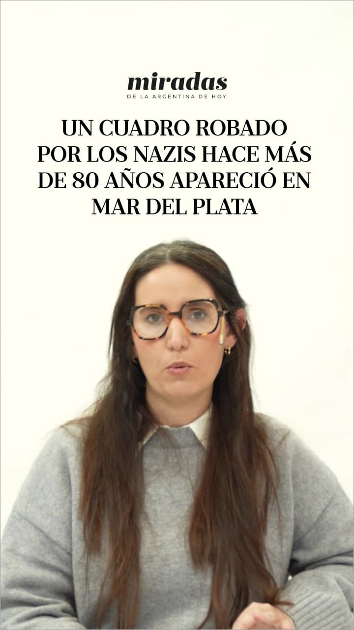 Encuentran en la Argentina un cuadro robado por los nazis durante la Segunda Guerra Mundial que buscan hace décadas