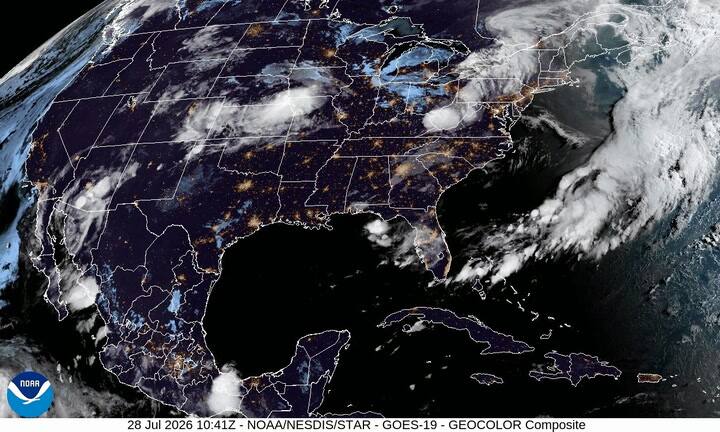 Satélite De La NOAA Hoy