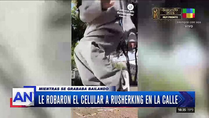 Rusherking sufrió un hecho de inseguridad mientras grababa una coreografía en la calle