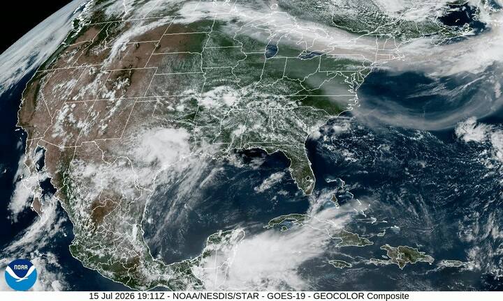 Satélite De La NOAA Hoy