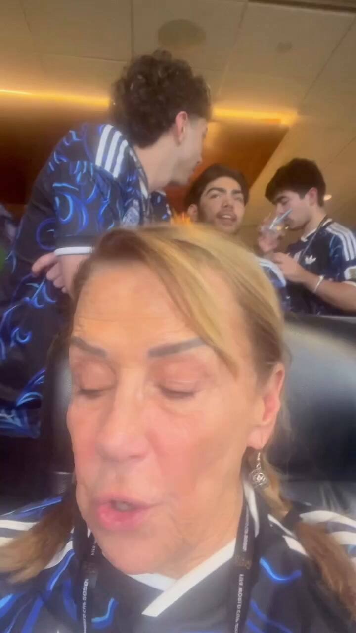 Así vivió el partido Marcela Tinayre