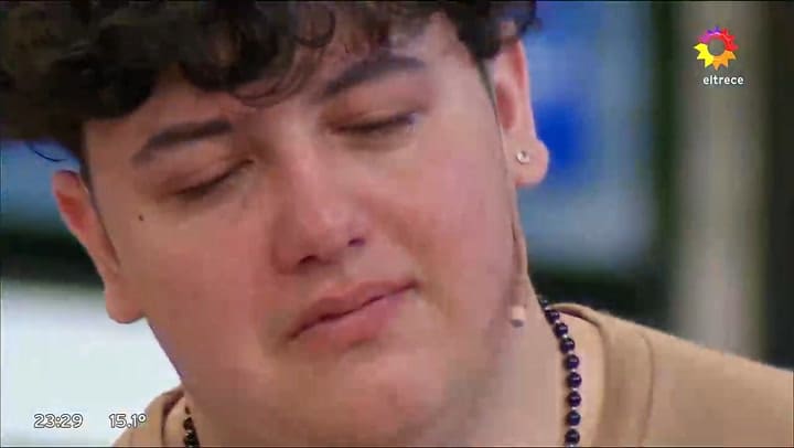 Matias se emociono con el parecido de Edgardo a su abuelo fallecido