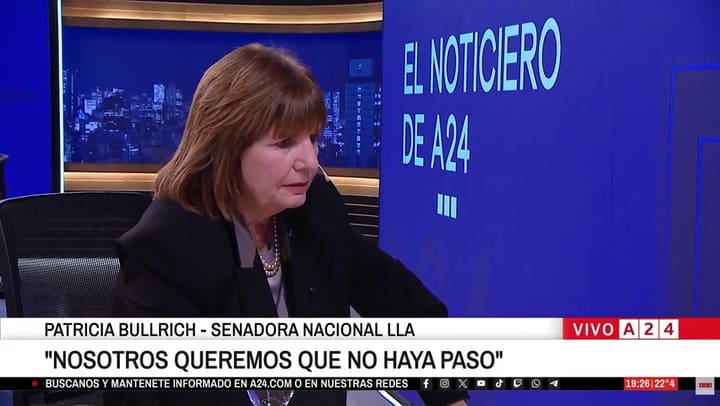 Patricia Bullrich le pidió a Adorni que presente de “inmediato” su declaración jurada de bienes. Crédito: A24