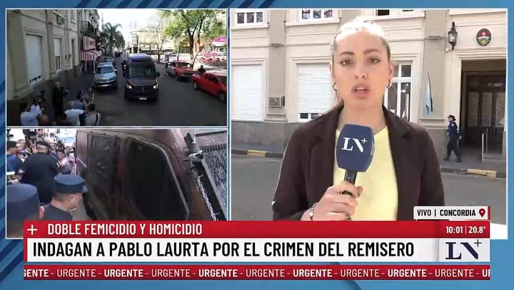 Llegada de Pablo Laurta