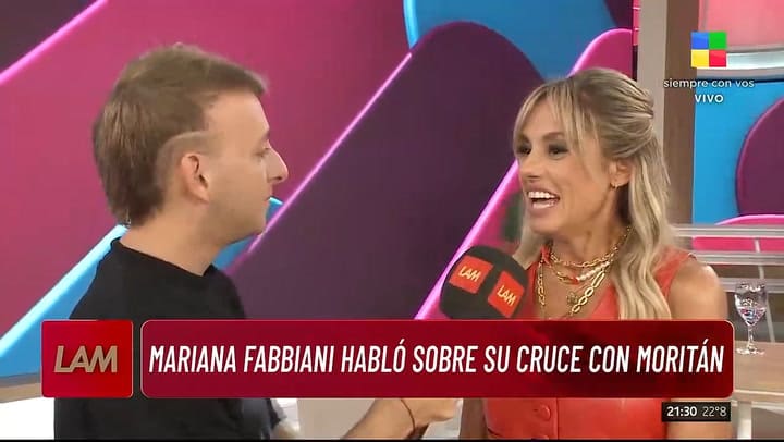 Mariana Fabbiani opino sobre la tensa charla que tuvo al aire que tuvo con Roberto Garcia Moritan