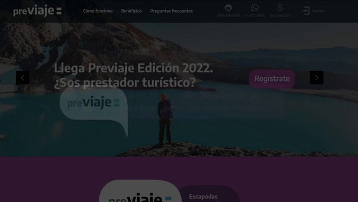 El tutorial oficial del PreViaje para el registro de prestadores
